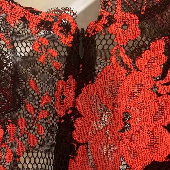 ❤️SOLD❤️Lace Short Sleeve Mini Dress - Picture 7 of 9